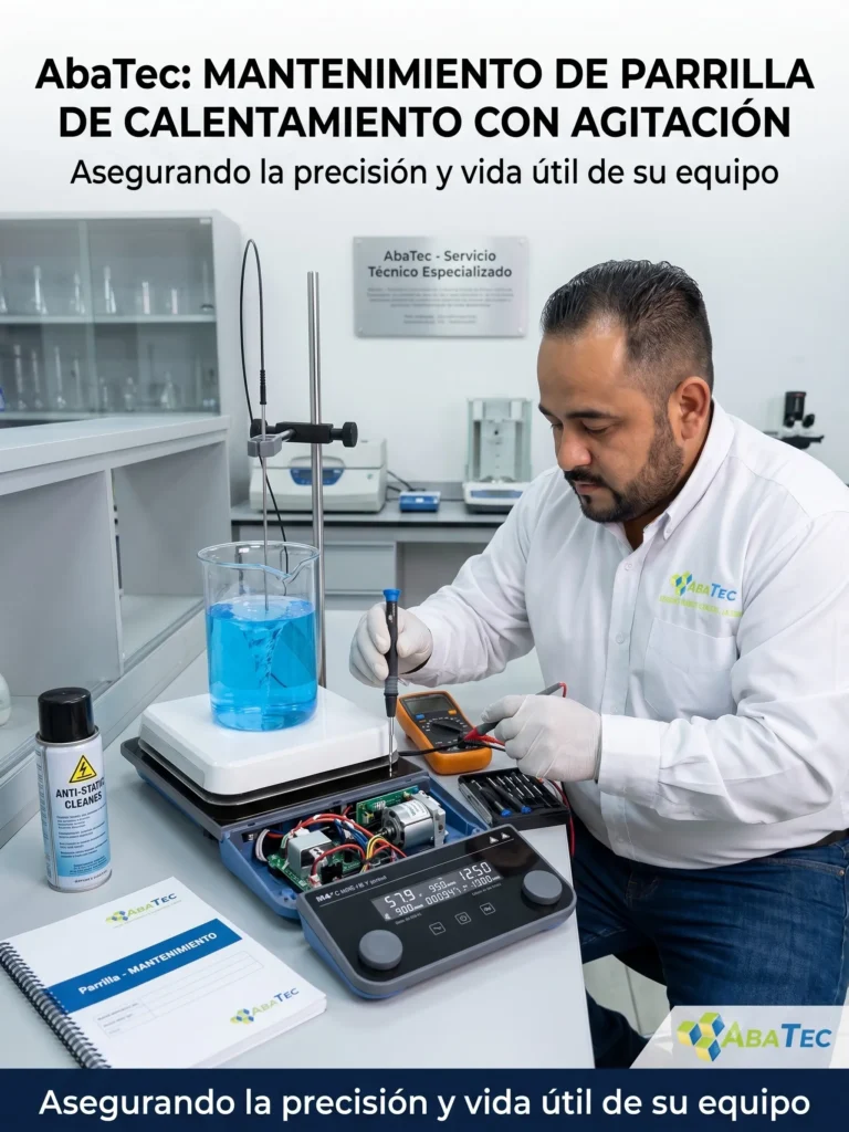 Mantenimiento de Parrilla de calentamiento con agitación