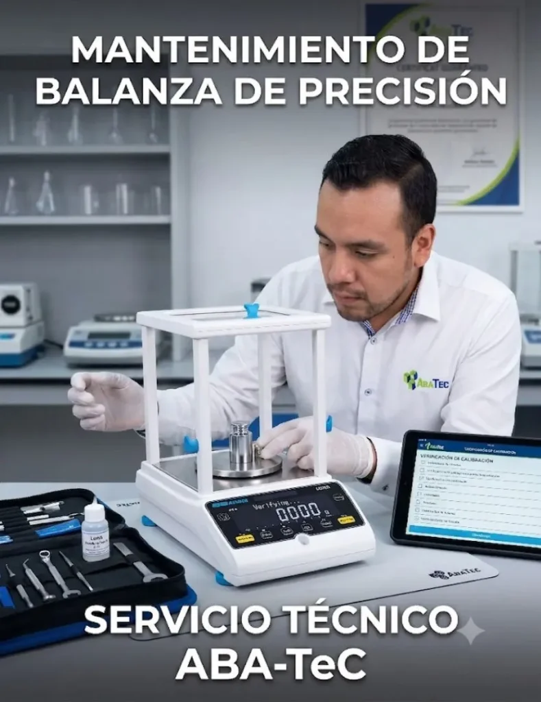 Mantenimiento de Balanza de precisión